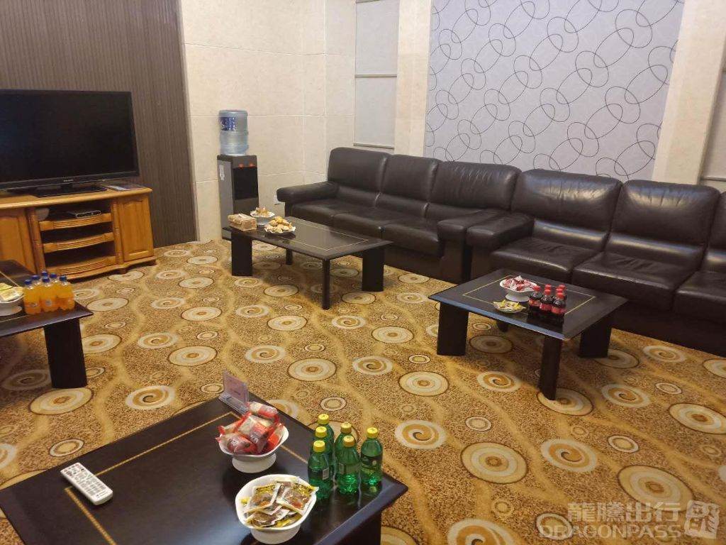 First Class Lounge — food & bar