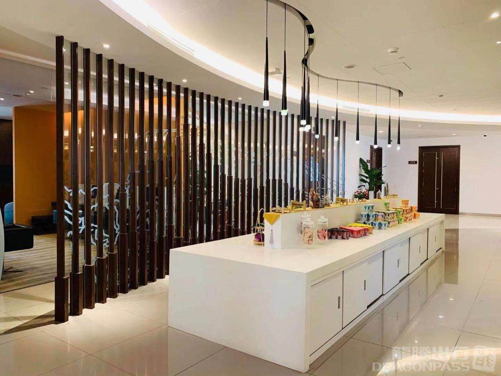 No.7 International First Class Lounge — food & bar