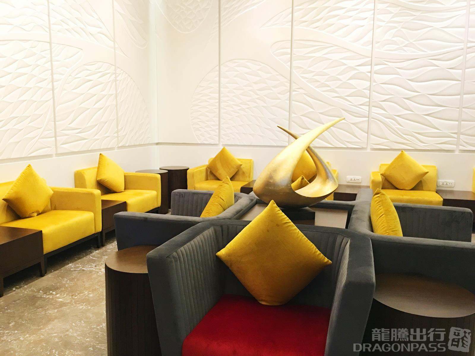 Adani Lounge(Terminal 1) — seating area