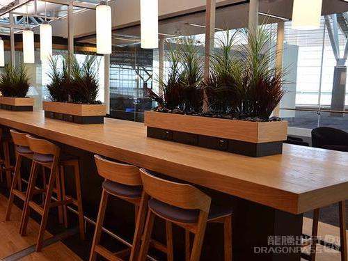 Aspire Lounge International — food & bar
