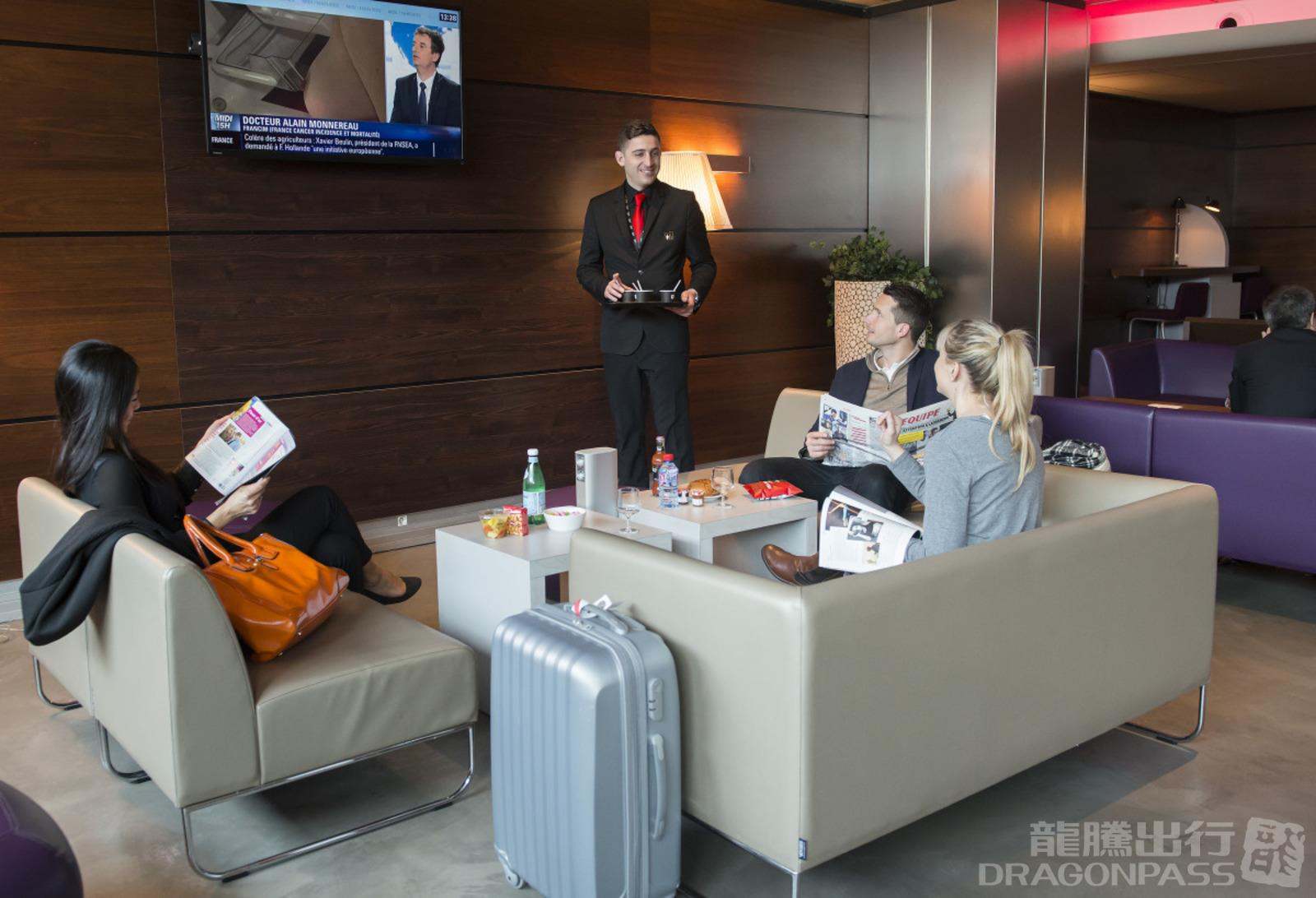 VIP Lounge - International Flights — food & bar