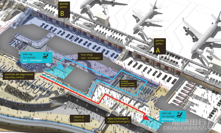 CIP Lounge - interior view 3