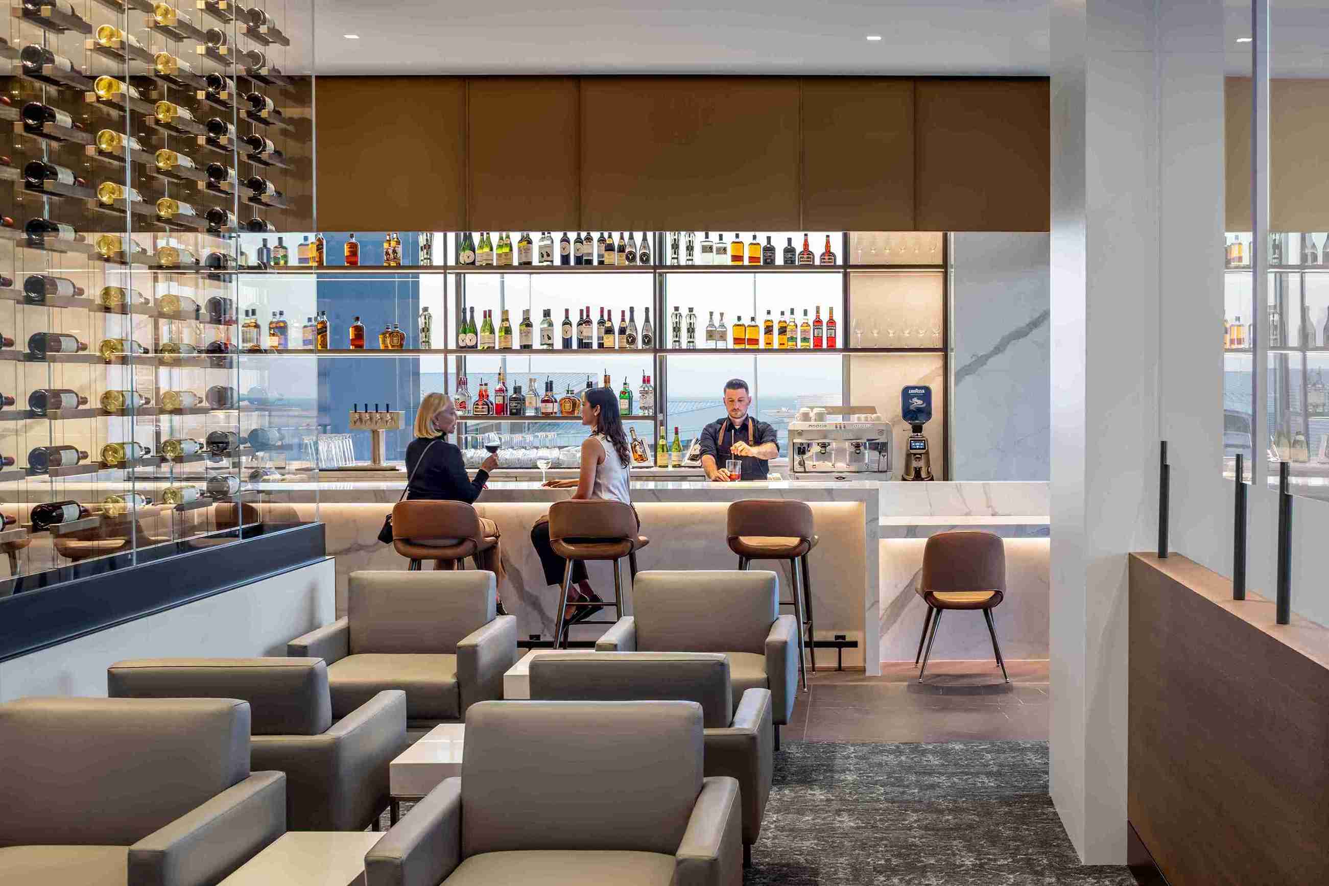Air Canada San Francisco Maple Leaf Lounge - interior view 2