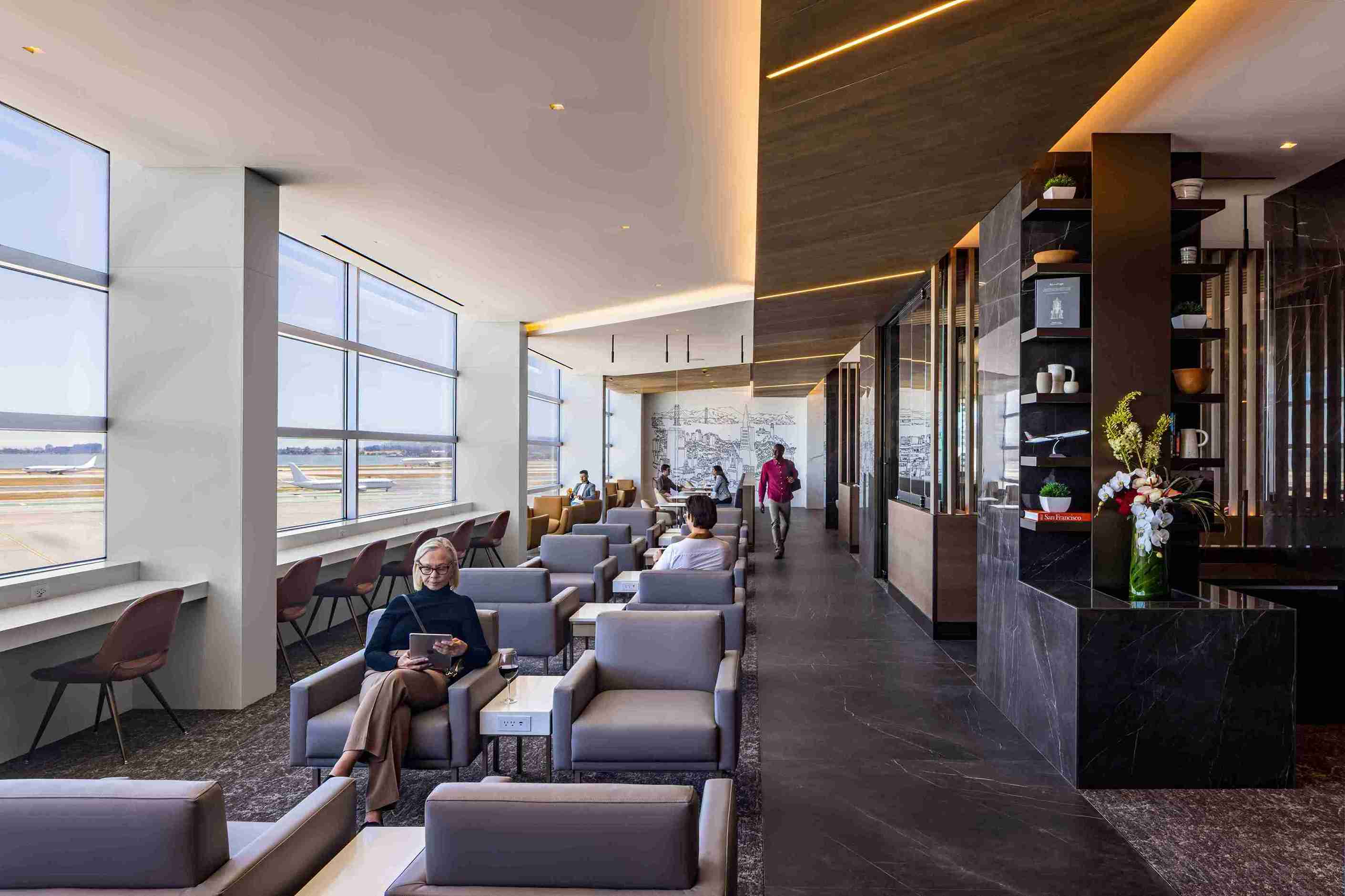 Air Canada San Francisco Maple Leaf Lounge