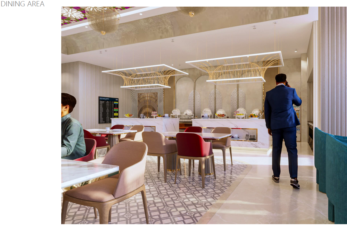 Adani Lounge - interior view 3