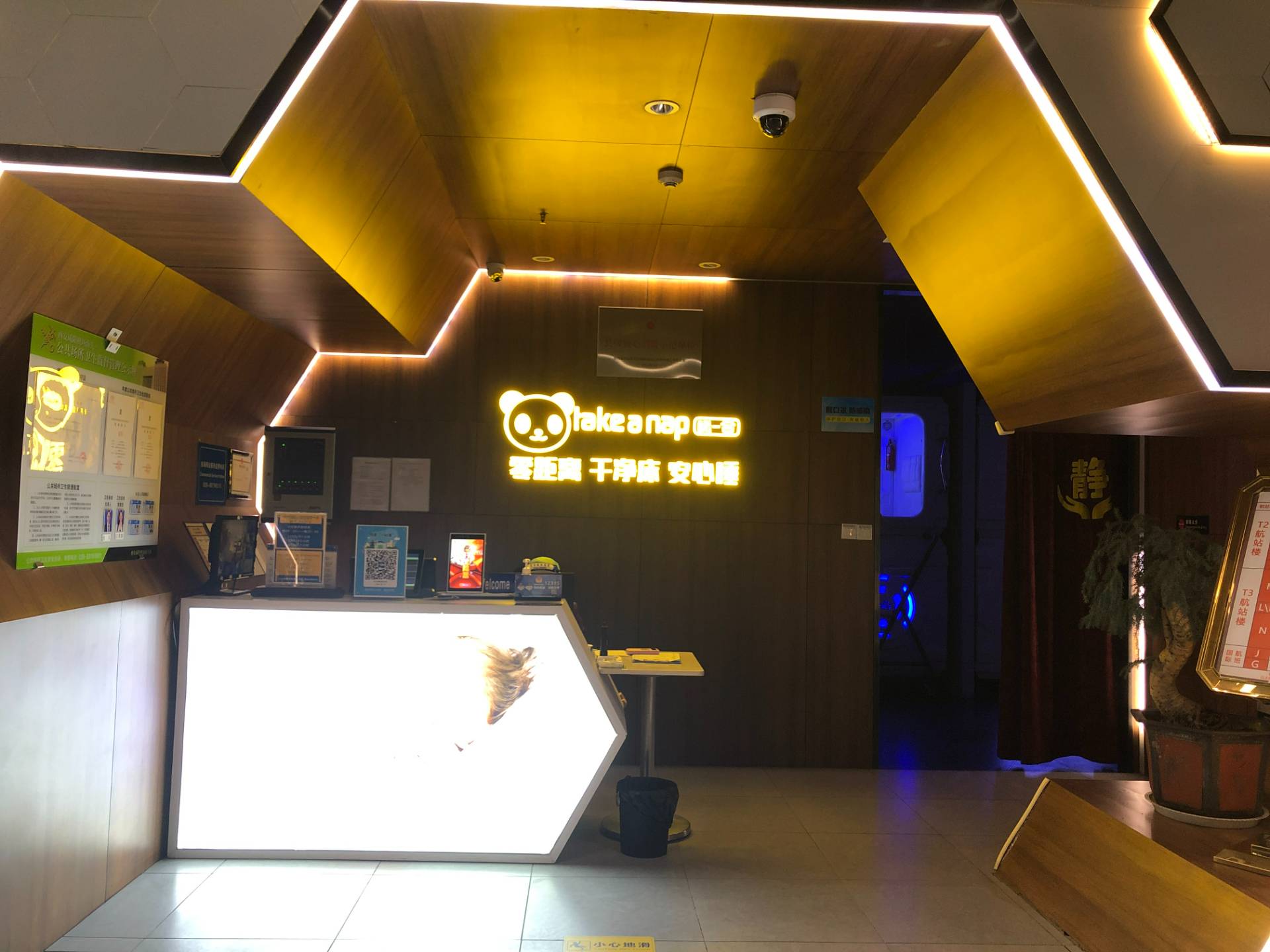 Time to Nap Lounge (T3 Domestic) - interior view 3