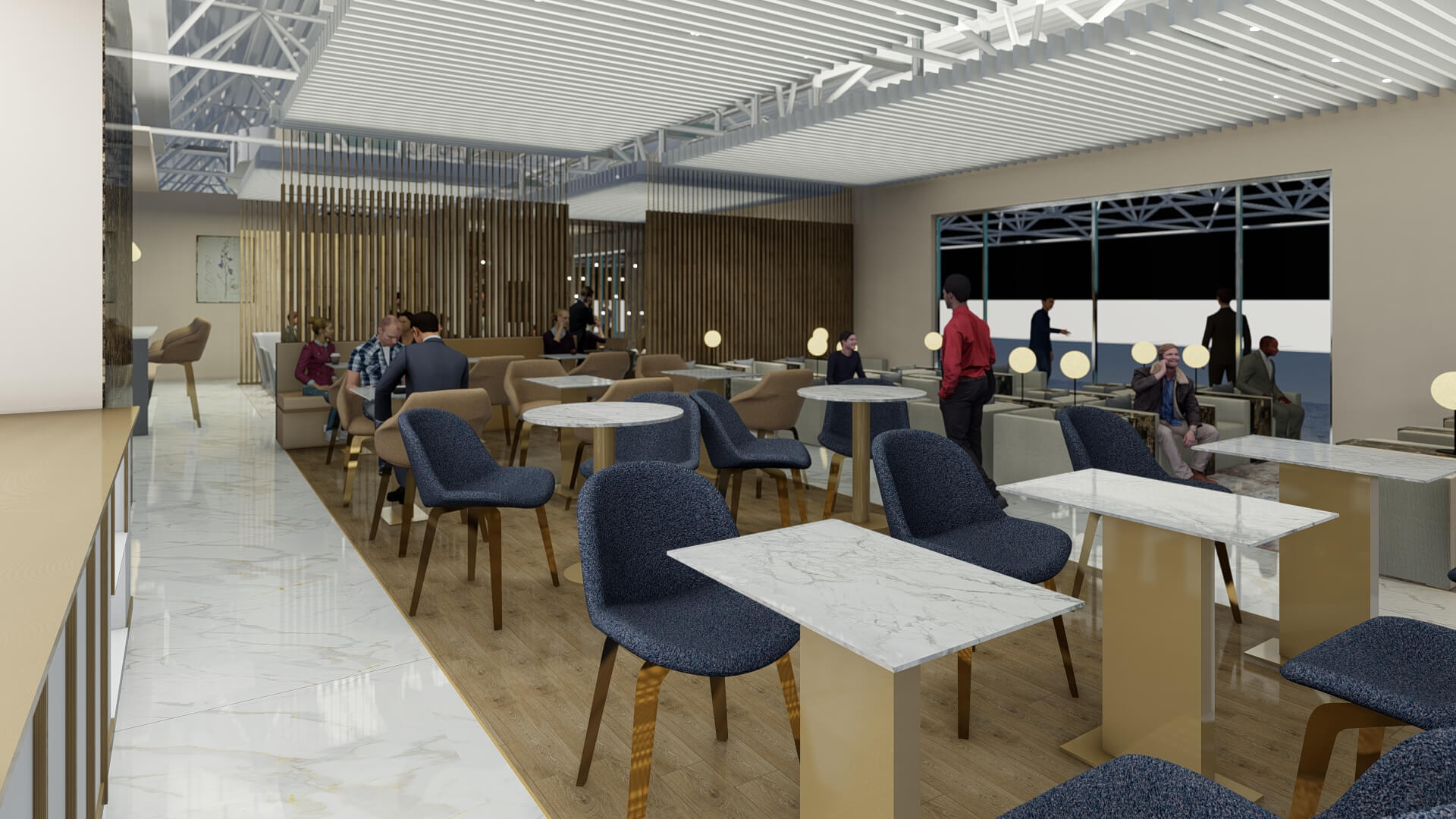Plaza Premium Lounge - interior view 2