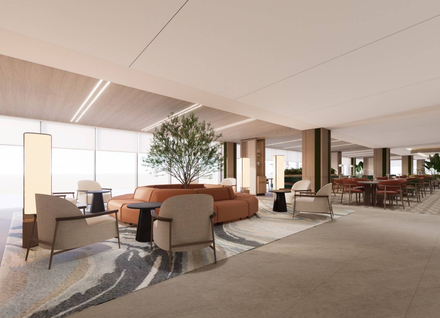 The Coral Finest Business Class Lounge (Cocoon) - interior view 3