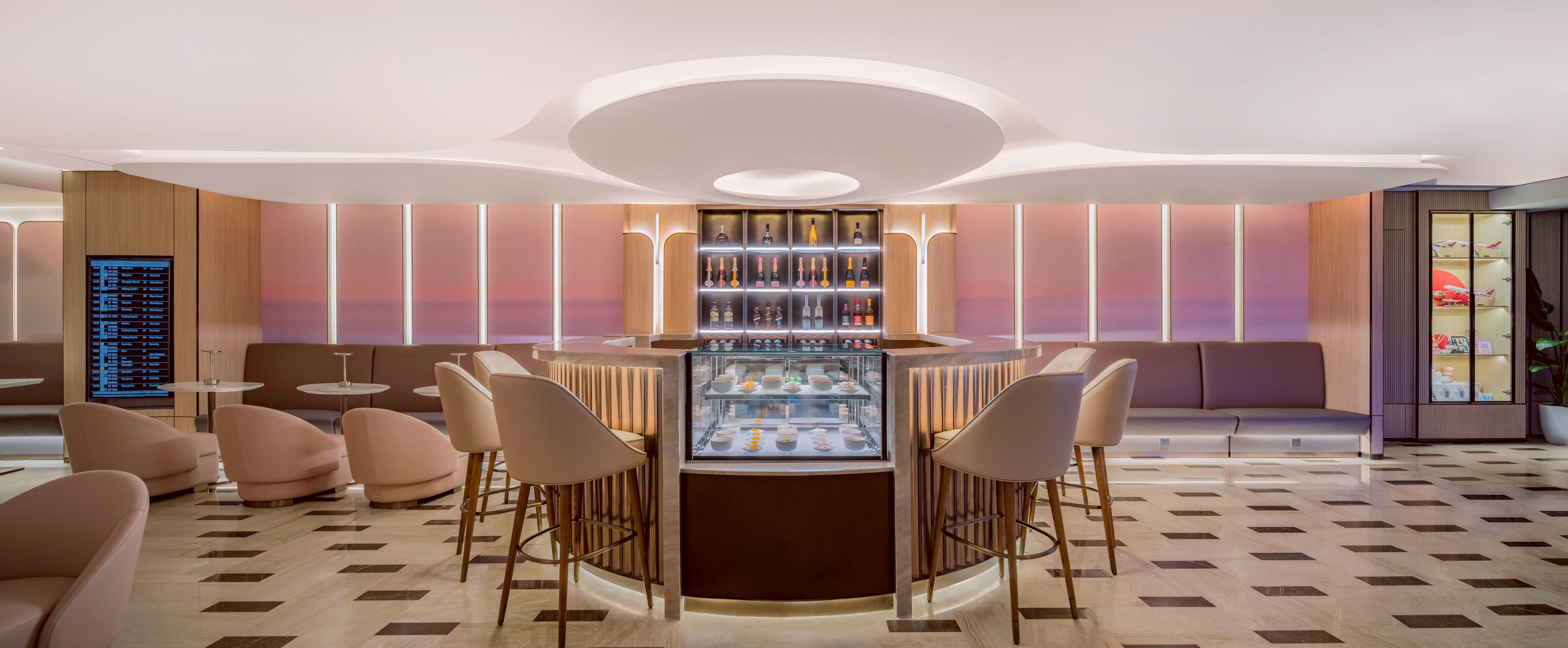 Juneyao Airlines V6 VIP Lounge (T2 Domestic) - interior view 3