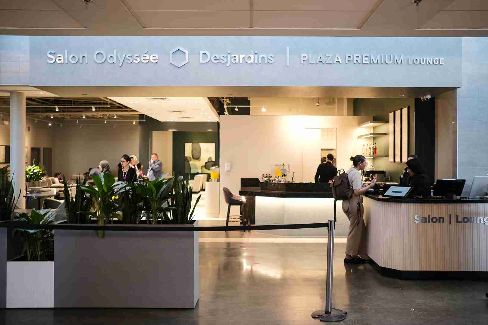Desjardins Odyssey Lounge - Plaza Premium Lounge at Pierre Elliott Trudeau International Airport (YUL)