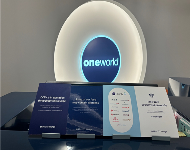 Oneworld Lounge (*Restrictions apply)