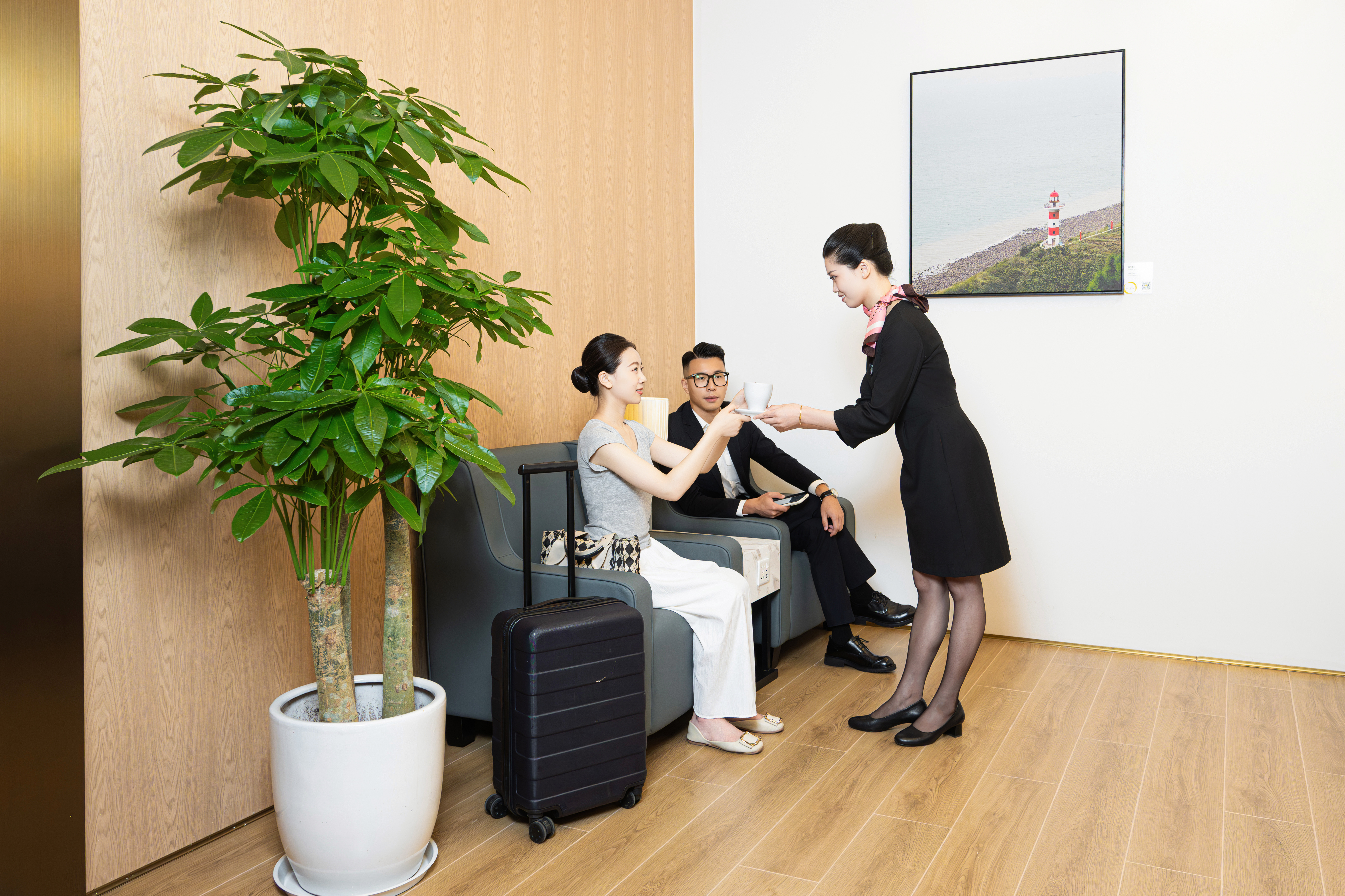 Landside - Plaza Premium Lounge (T3 Domestic) - interior view 2