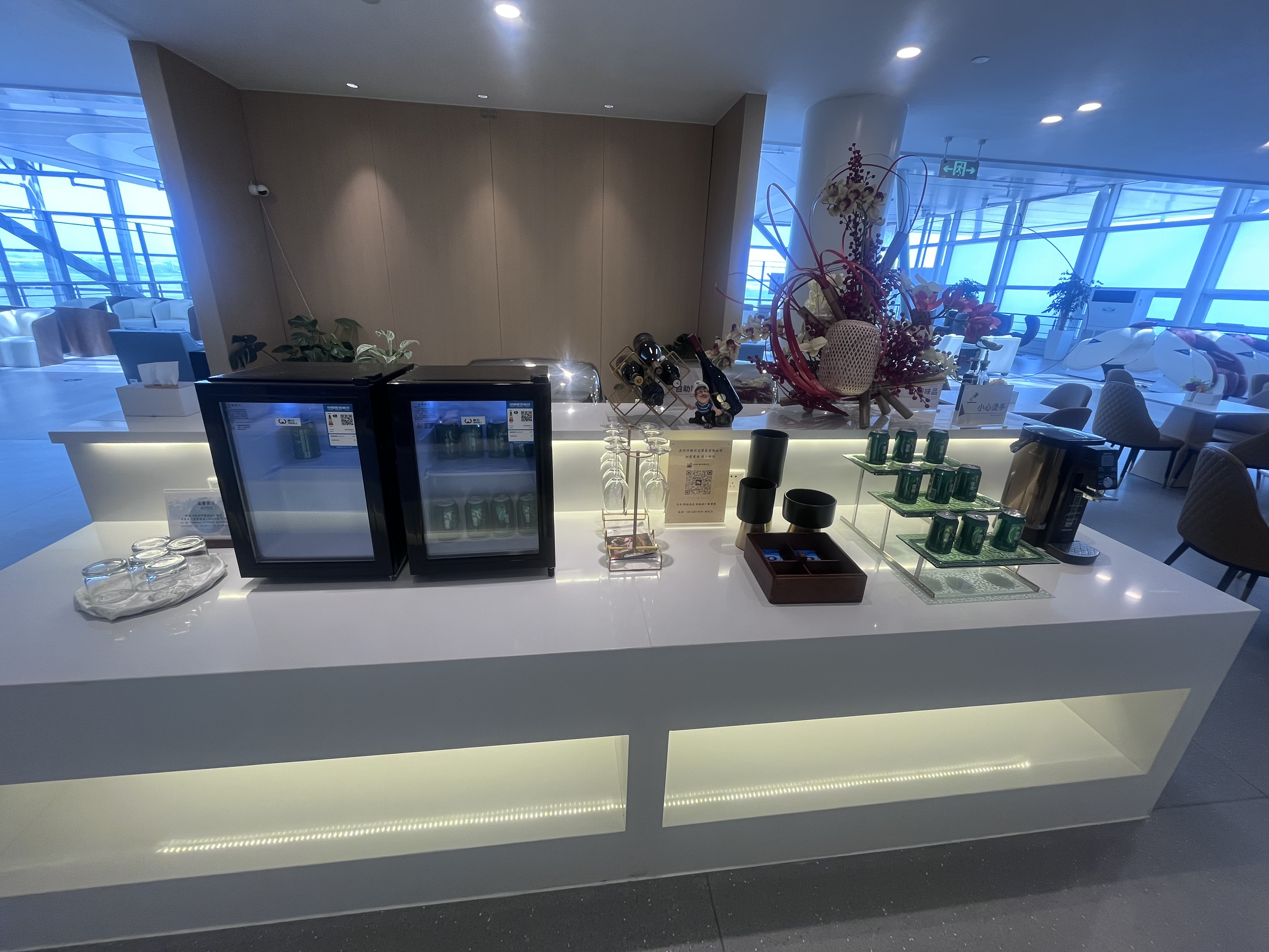 International First Class Lounge - interior view 2